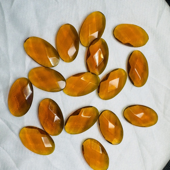 Lot of citrine orange topaz gemstones, perfect for jewelry making - Picture 2 of 3